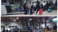 Jelang Keberangkatan KM Darma Kartika, Ruang Tunggu Dermaga Waingapu Dipadati Penumpang