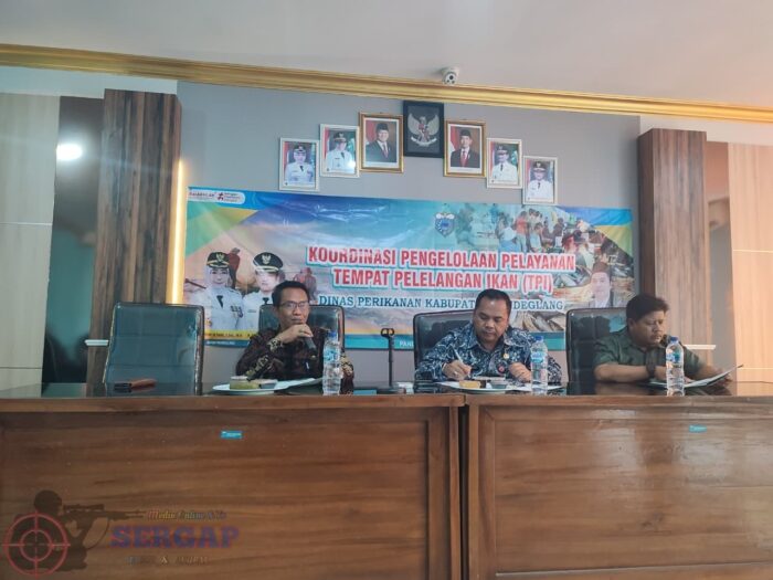 Dinas Perikanan Pandeglang Gelar Koordinasi Pengelolaan dan Pelayanan TPI