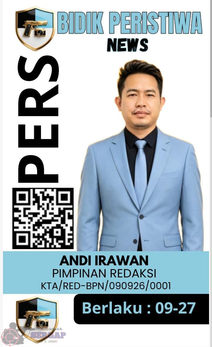 GOW-BANTEN Ucapkan Selamat di angkatnyah kepada Andi Irawan atas Amanah Baru sebagai Pimpinan Redaksi Bidik Peristiwa