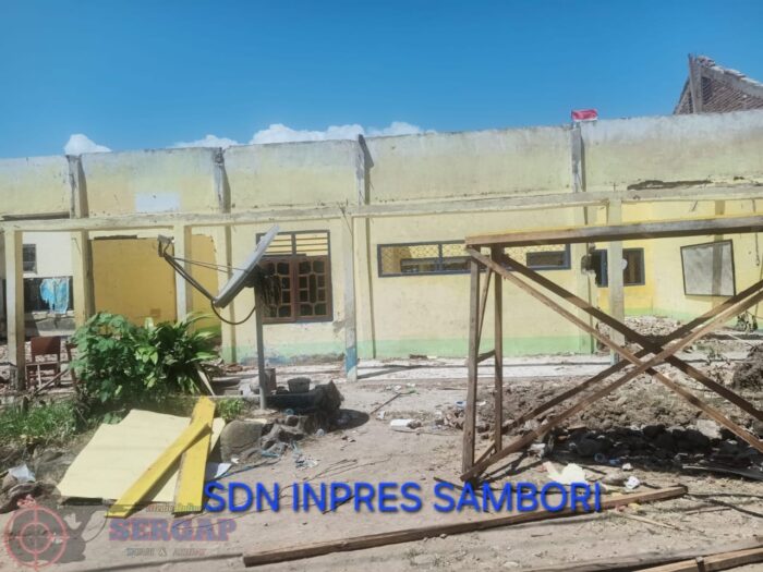 Anggaran Rehab SD INPRES Sambori 1,3 Milyar Lebih, Kepsek dan Konsultan Diduga Konspirasi
