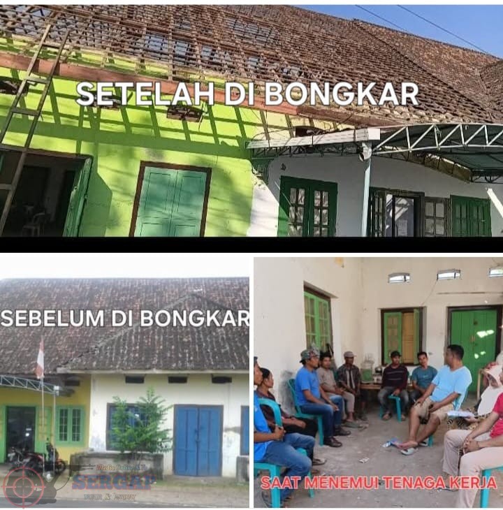 Proyek Renovasi Gedung UMA ME'E Palibelo Diduga Siluman