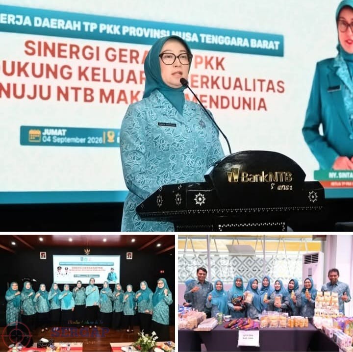 Hadiri RAKERDA, TP. PKK Kabupaten Bima Siap Bersinergi