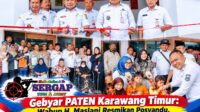 Gebyar PATEN Karawang Timur: Wabup Maslani Resmikan Posyandu, Salurkan Bansos dan Apresiasi Atlet Nasional