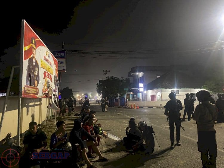 Situasi di Polres Sumba Barat Kondusif, Personel Gabungan Masih Siaga
