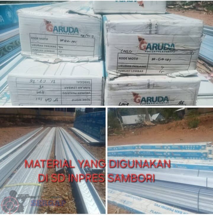 Proyek SD Inpres Sambori Diduga Kuat Menyalahi Spesifikasi, Material Yang Digunakan Tak Sesuai Standar