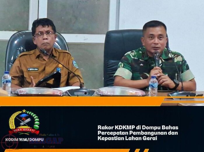 Rakord KDKMP Di Dompu Bahas Percepatan Pembangunan dan Kepastian Lahan Gerai
