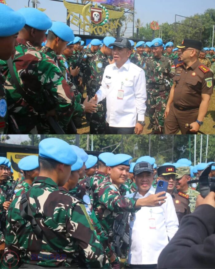 Bupati Karawang Lepas 287 Prajurit Yonif 305 Tengkorak untuk Misi Perdamaian Dunia
