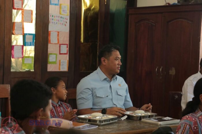 Sudaryono Tinjau Pelaksanaan MBG di SDK St. Arnoldus Penfui