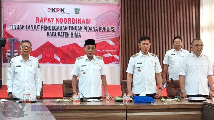 Cegah Tindak Pidana KKN, Bupati Bima Gelar Rapat Koordinasi