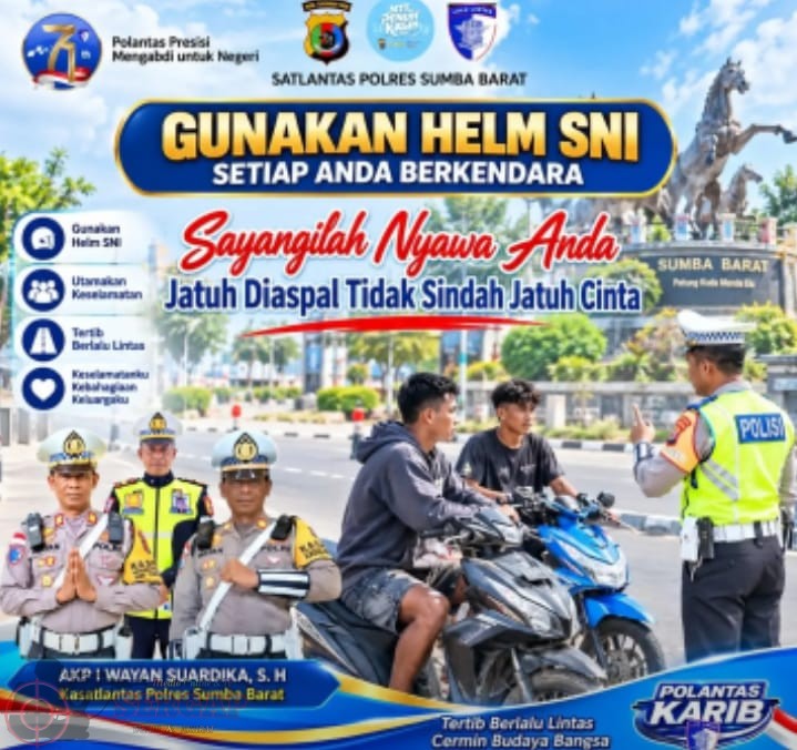Gunakan Helm SNI, Sayangi Nyawa Anda: “Jatuh di Aspal Tidak Seindah Jatuh Cinta”