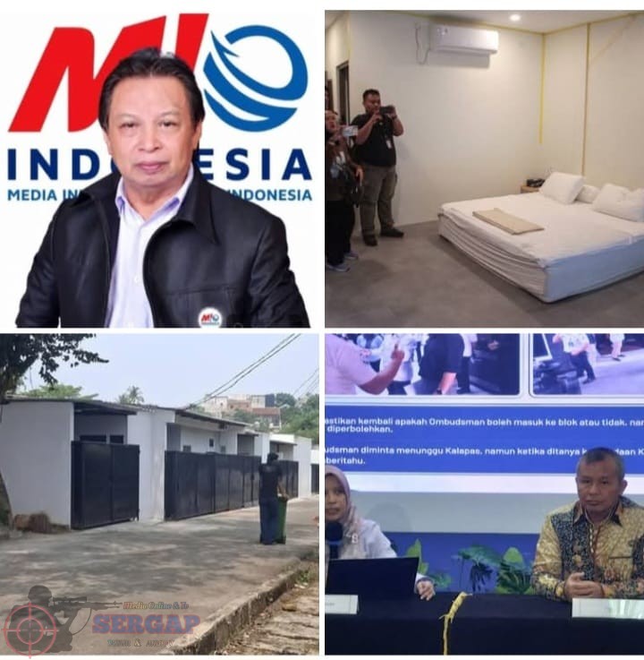 Sidak Lapas Cibinong, Ombudsman Temukan Hunian Mewah, MIO Desak Ditjen Lapas Tindak Tegas