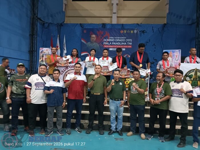 Delta-Kasmir Dari Klub KDM PP Raih Juar Pertama Kejuaraan ORADO Piala Panglima TNI di GOR Pancasila Muara Enim Sukses Berjalan Meriah