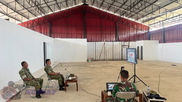 Dandim 1601/Sumba Timur Ikuti Evaluasi Progres Pembangunan KDKMP