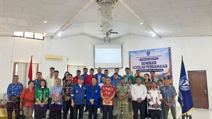 Kodim 1601/Sumba Timur Dukung Seminar Sekolah Perdamaian GAMKI NTT