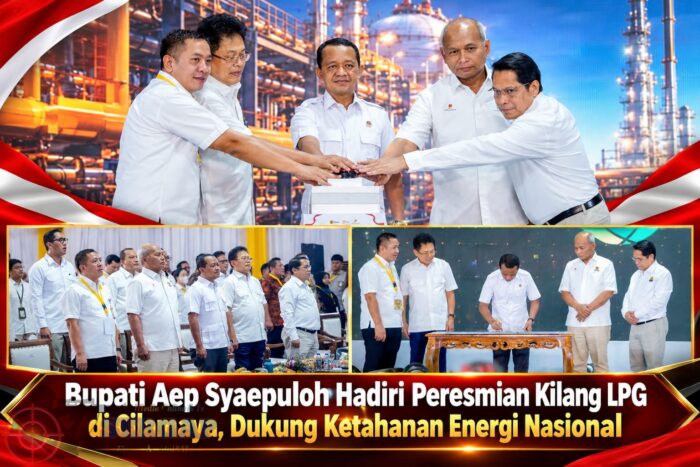 Bupati Aep Syaepuloh Hadiri Peresmian Kilang LPG di Cilamaya, Dukung Ketahanan Energi Nasional