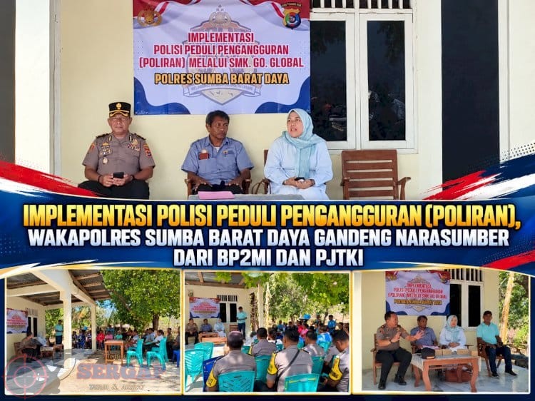 Cegah TPPO Berkedok Lowongan Kerja, Polres Sumba Barat Daya Sosialisasikan Program POLIRAN