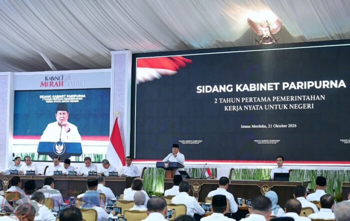 Presiden Prabowo Pimpin Sidang Kabinet Paripurna: Dua Tahun Pemerintahan Kerja Nyata untuk Negeri