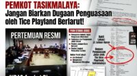 Buatkan gambar gabungan jadi hedline BPBH GIBAS Sentil Keras Pemkot Tasikmalaya: Jangan Biarkan Dugaan Penguasaan Jalan oleh The Nice Playland Berlarut!